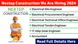 Nextep Construction Recruitment 2024