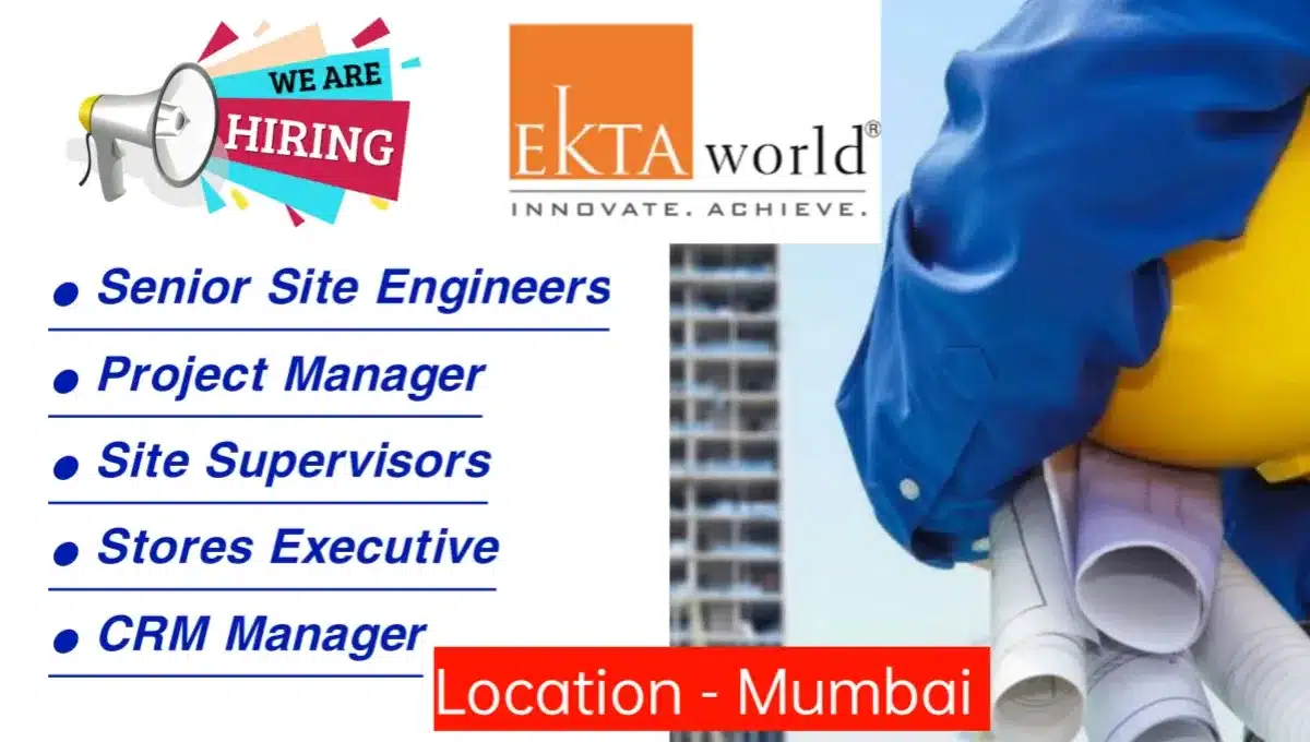 Ekta World Careers 2024