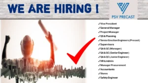 PSV Precast Pvt Ltd Recruitment 2024