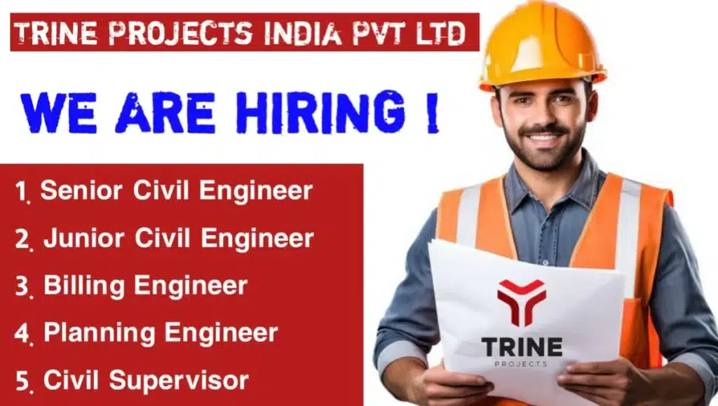 Trine Projects India Pvt Ltd Hiring 2024