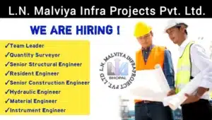 L.N. Malviya Infra New Job Opening 2024