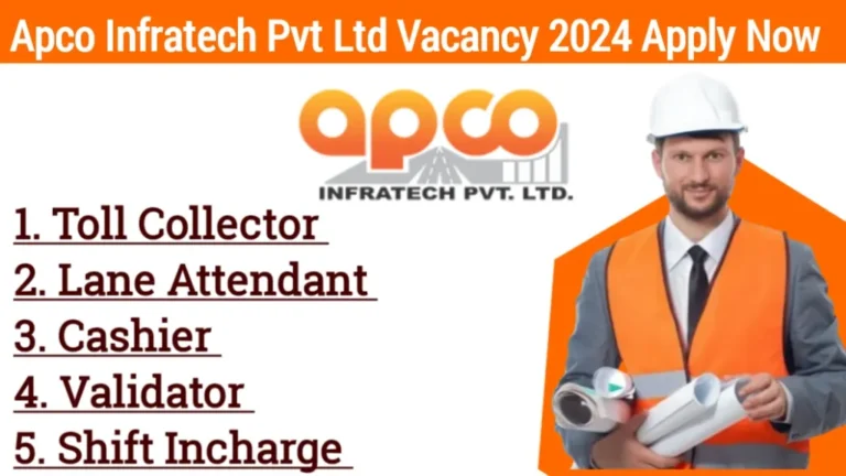 Walk-in Interview for Toll Projects at Apco Infratech