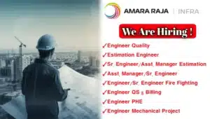 Amara Raja Infra Pvt Ltd Hiring 2024