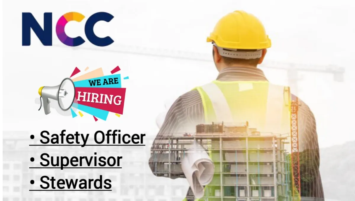 NCC Limited Vacancy : For Safety Officer, Supervisor Job - Construction ...