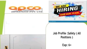 Latest Job Vacancy Apco Infratech Pvt Ltd