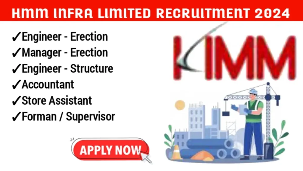 HMM Infra Ltd Recruitment