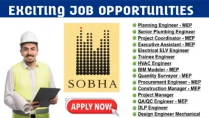 Sobha Constructions Hiring 2024