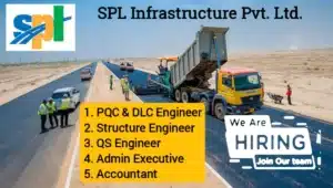 Job Opportunity At SPL Infrastructure Pvt Ltd