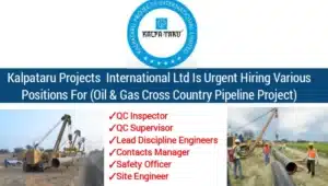 Urgent Hiring Kalpataru Projects International Limited