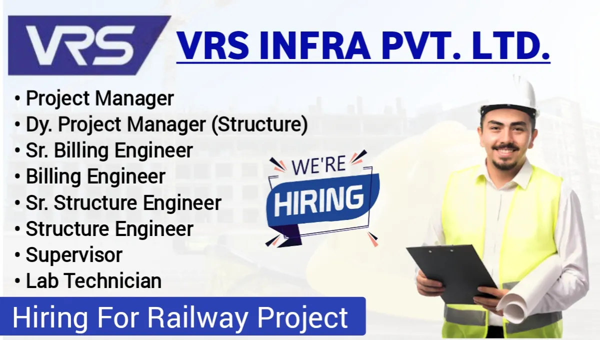 VRS Infra Pvt Ltd Recruitment 2024