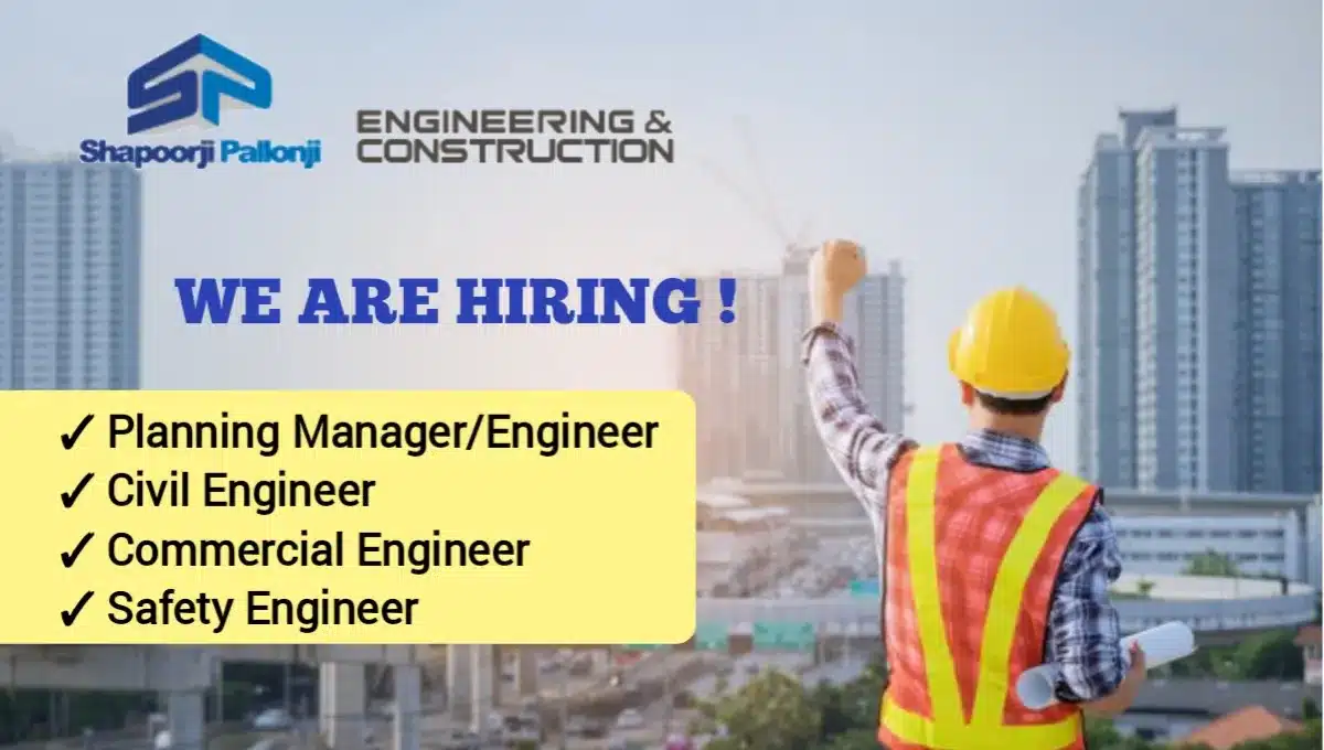 Shapoorji Pallonji Engineering & Construction New Job