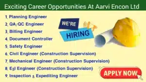 Exciting Career Opportunities At Aarvi Encon Ltd