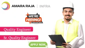 Amara Raja Infra Pvt Ltd Urgent Hiring 2024