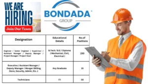 Bondada Group Walk In Interview 2024