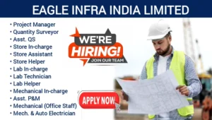 Job Opportunity At Eagle Infra India Limited