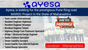 Ayesa is Hiring for the Prestigious Pune Ring Road
