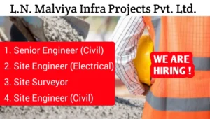 Career Opportunity At L.N. Malviya Infra Projects Pvt Ltd