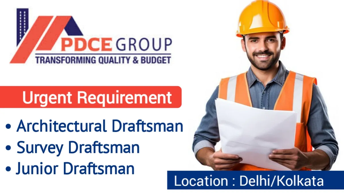 Urgent Requirement Draftsman At PDCE Group