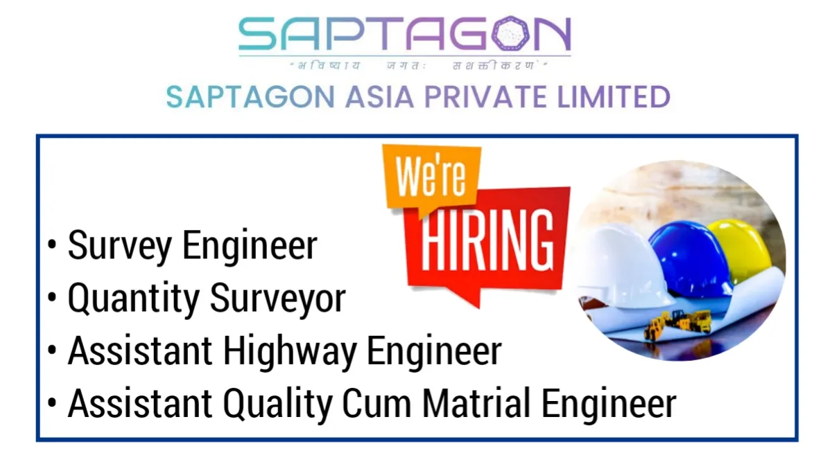 Saptagon Asia Pvt Ltd Hiring 2024