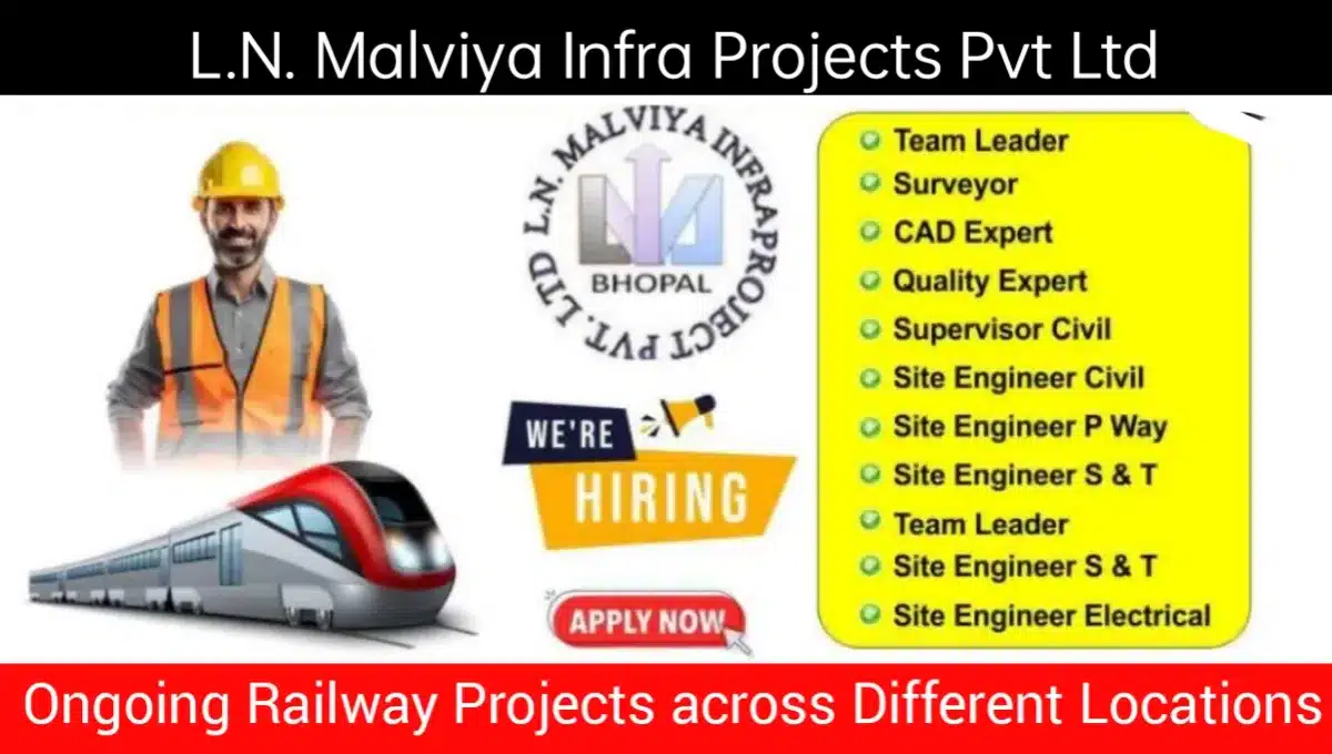 L.N. Malviya Infra Projects Pvt Ltd Job Vacancy 2024