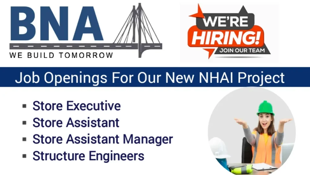 BNA Infrastructure Pvt Ltd Urgent Hiring 2024