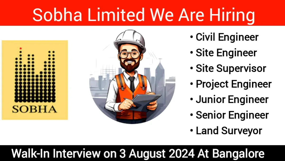 Sobha Limited Walk In Interview