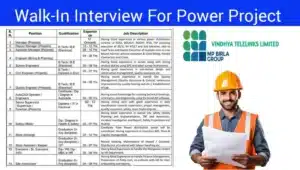 Vindhya Telelinks Ltd Recruitment Drive 2024