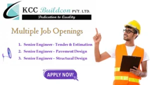 Exciting Job Opportunity at KCC Buildcon Pvt Ltd