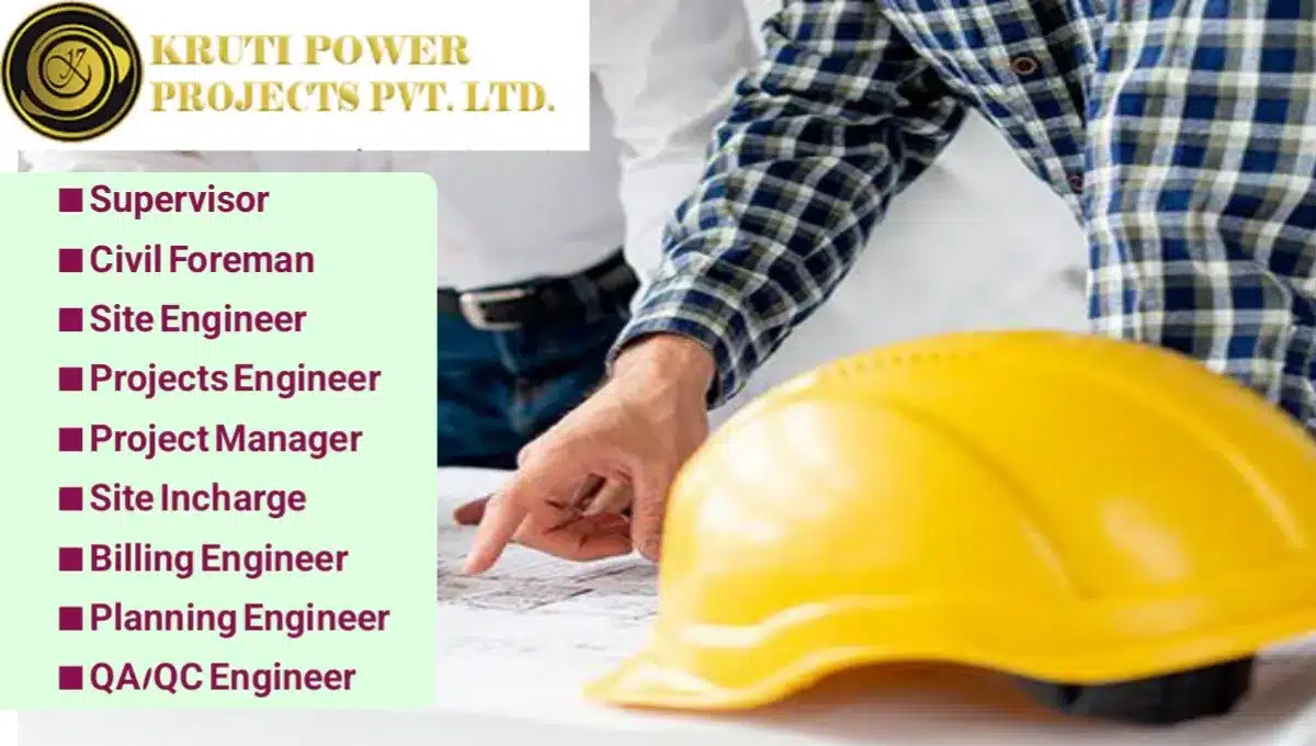 Kruti Power Projects Pvt Ltd Walk-In Interview 2024