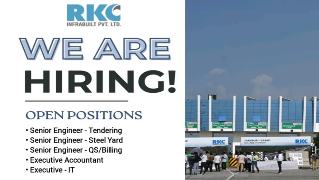 Rkc Infrabuild Pvt Ltd Latest Job Vacancy 2024