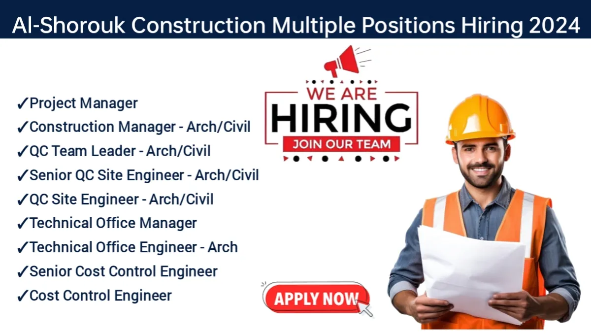 AI - Shorouk Construction Multiple Positions Hiring 2024