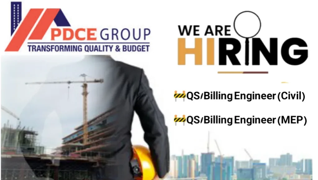 PDCE Group Hiring Engineers Civil & MEP