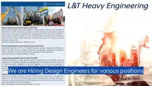 L&T Heavy Engineering Hiring Design Engineers