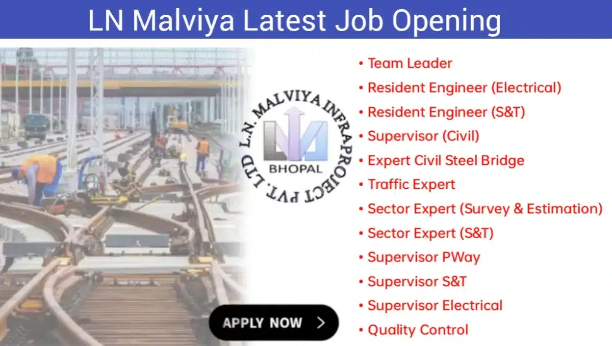 Exciting Opportunity at LN Malviya Infra Projects Pvt Ltd