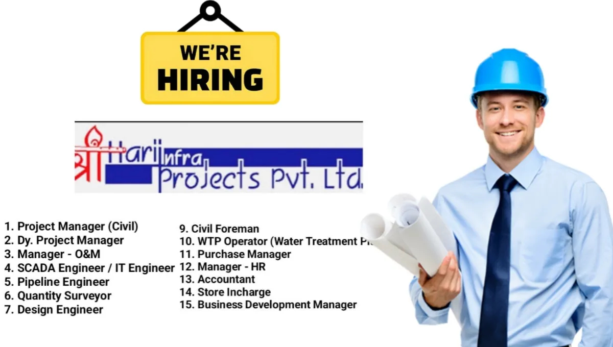 Shree Hari Infraprojects Pvt Ltd Vacancy