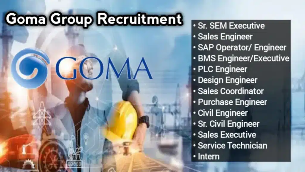 Goma Group Recruitment 2024