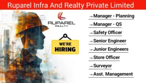 Ruparel Infra And Realty Pvt Ltd Hiring 2024