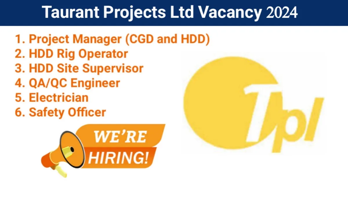 Taurant Projects Ltd Vacancy 2024