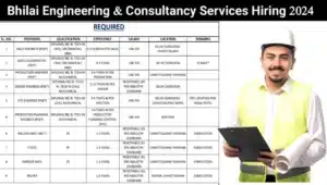 Bhilai Engineering & Consultancy Services Ltd Job Vacancy 2024