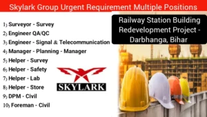 Skylark Group Urgent Hiring