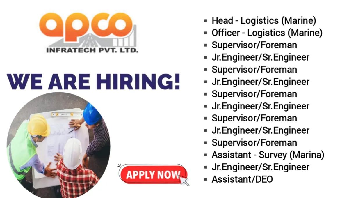 APCO Infratech Pvt Ltd Latest Job Vacancy 2024