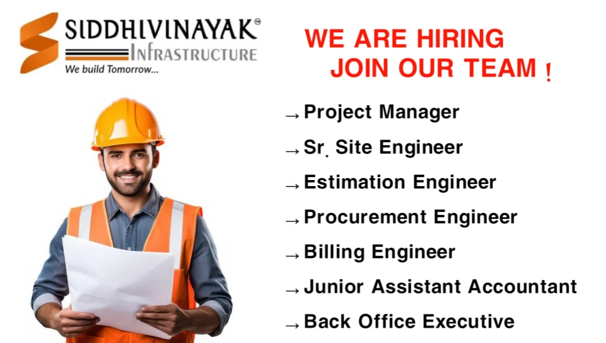 Siddhivinayak Infrastructure Hiring 2024