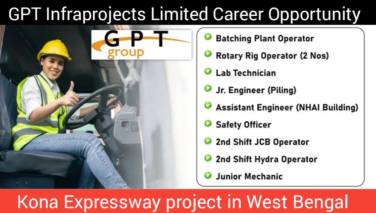 GPT Infraprojects Ltd Hiring