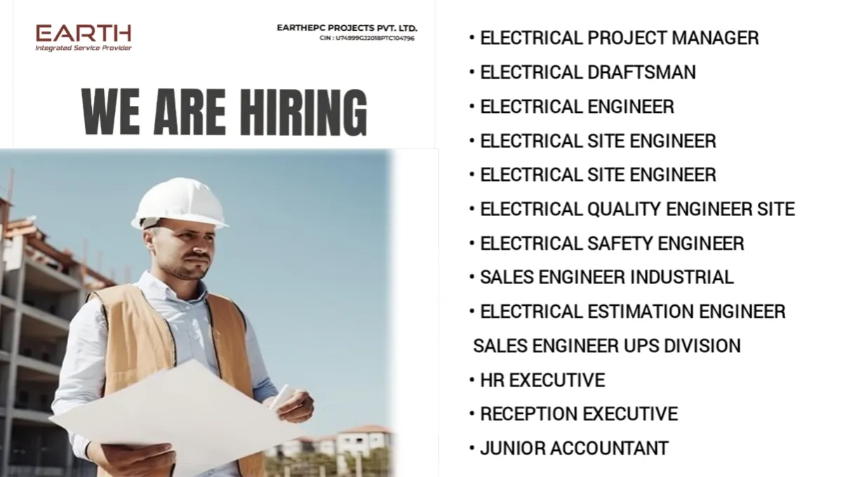 EARTHEPC Projects Pvt Ltd Vacancy 2024