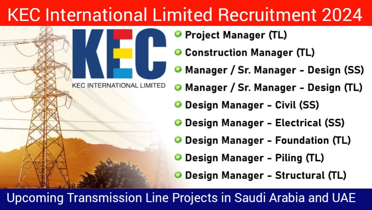 KEC International Ltd Hiring 2024