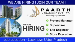 Paarth Infrabuild Pvt Ltd Vacancy 2024