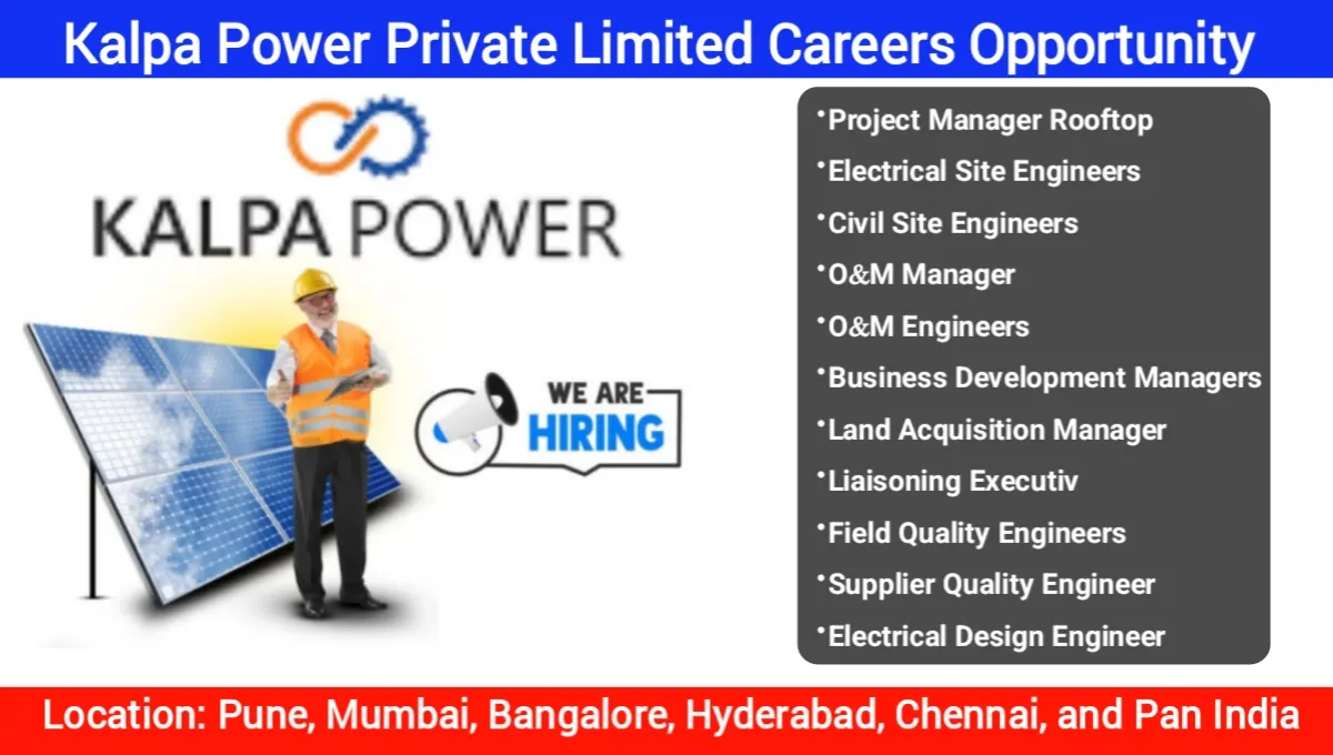 Kalpa Power Private Limited Hiring 2024