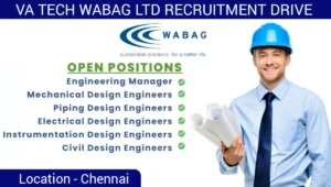 VA Tech WABAG Ltd Walk-In Interview 2024