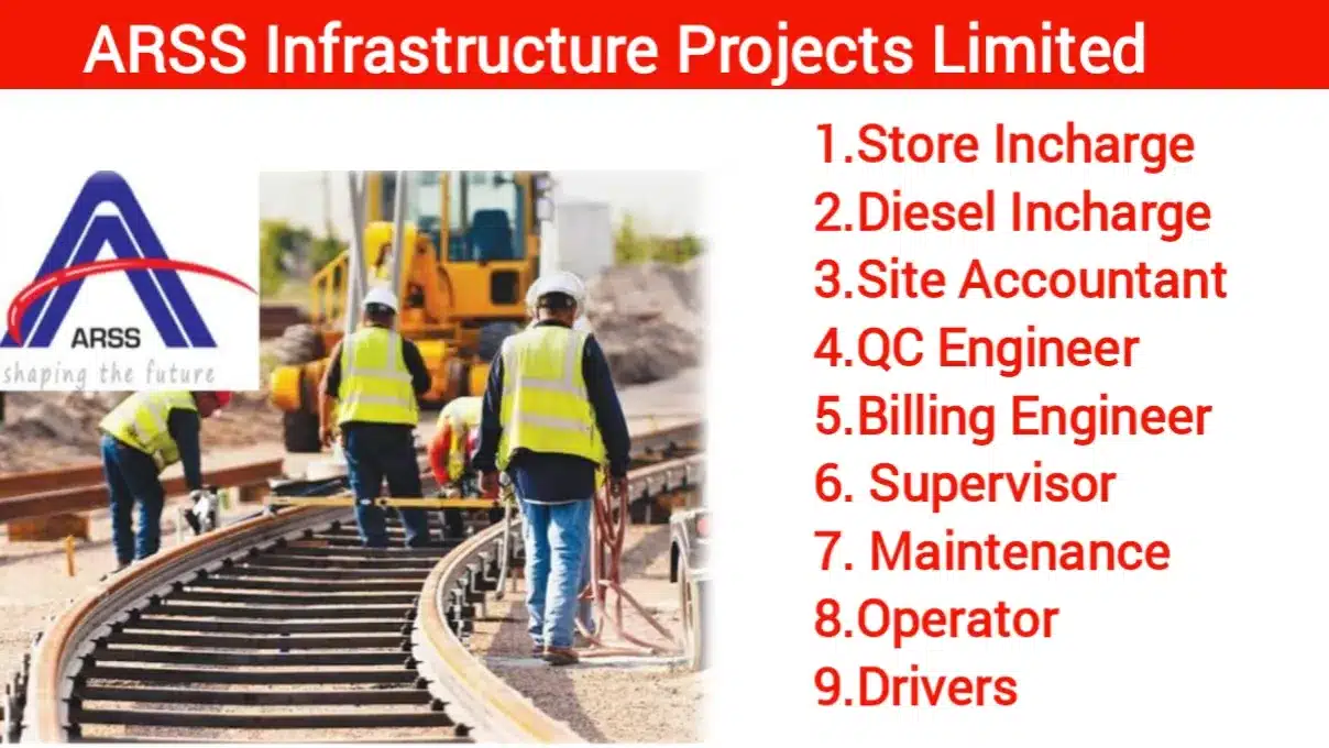 ARSS Infrastructure Projects Ltd Vacancy 2024