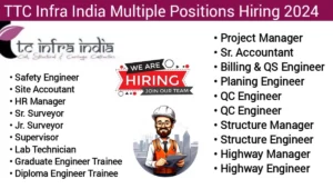 TTC Infra India Hiring 2024